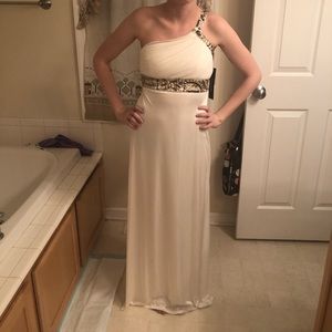 White prom dress